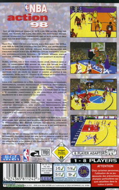 Box art for NBA Action 98