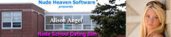 Box art for Nude School Dating Sim