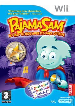 Box art for Pajama Sam - No Need to Hide When Its Dark Outside