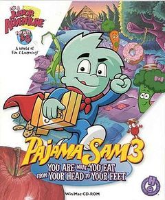 box art for Pajama Sam - You Are What You Eat from Your Head to Your Feet