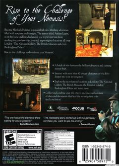 box art for Sherlock Holmes: Nemesis