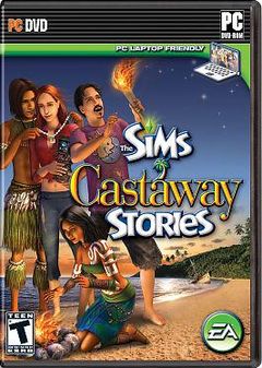 Box art for Sims Castaway Stories