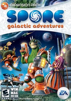 Box art for Spore: Galactic Adventures