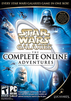 Box art for Star Wars Galaxies - The Complete Online Adventures