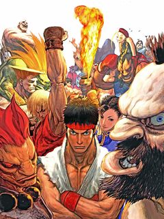 Box art for Street Fighter Anniversary Collection