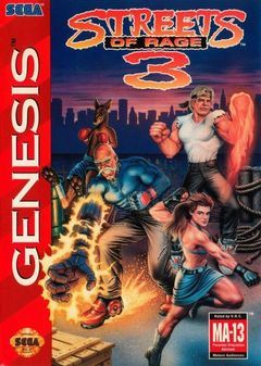 Box art for Streets of Rage 3