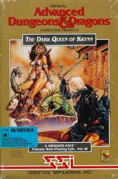 Box art for The Dark Queen of Krynn