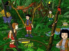 Box art for The Magic School Bus Explores The Rainforest