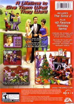 Box art for The Sims 2 - Holiday Edition