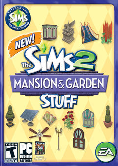 Box art for The Sims 2 - Mansion and Garden Stuff