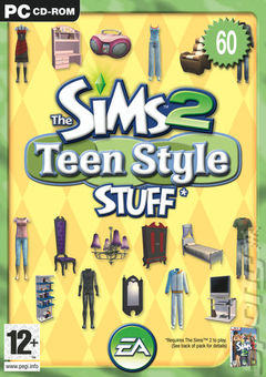 Box art for The Sims 2 Teen Style Stuff