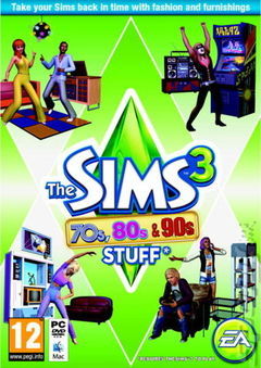 Box art for The Sims 3: 70s, 80s & 90s Stuff