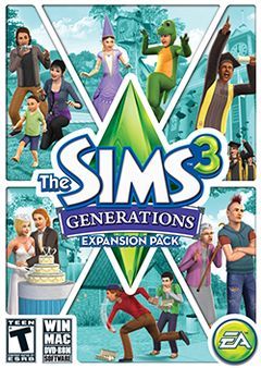 Box art for The Sims 3 Generations