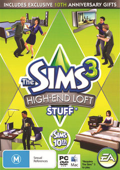 Box art for The Sims 3: High-End Loft Stuff