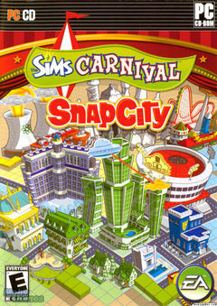 Box art for The Sims Carnival - Snap City