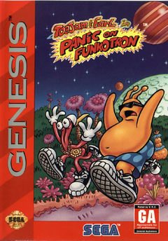 Box art for ToeJam and Earl in Panic on Funkotron