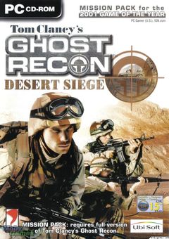 Box art for Tom Clancys Ghost Recon Desert Siege