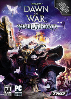 Box art for Warhammer 40,000: Dawn of War - Soulstorm