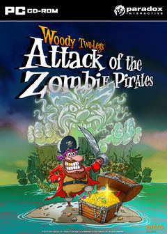Box art for Woody Two-Legs - Attack Of The Zombie Pirates