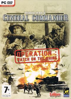 box art for World War II: General Commander - Operation: Watch on the Rhine