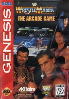 box art for WWF Wrestlemania - The Arcade Game