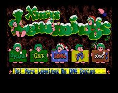 Box art for Xmas Lemmings Demo