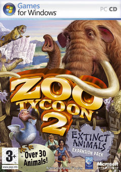 Box art for Zoo Tycoon 2: Extinct Animals