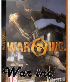 Box art for War inc.