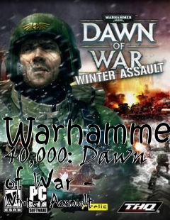 Box art for Warhammer 40,000: Dawn of War - Winter Assault