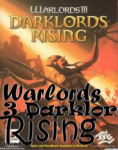 Box art for Warlords 3 Darklords Rising