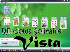 Box art for Windows Solitaire - Vista