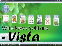 Box art for Windows Solitaire - Vista