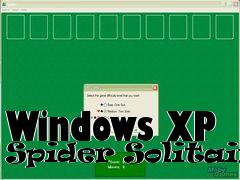 Box art for Windows XP Spider Solitaire