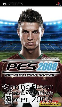 Box art for Winning Eleven - Pro Evolution Soccer 2008