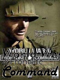 Box art for World War 2: Frontline Command