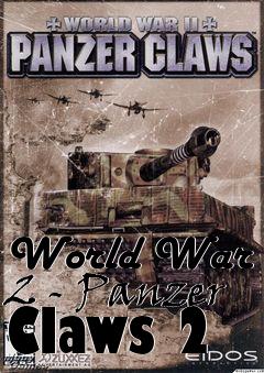 Box art for World War 2 - Panzer Claws 2