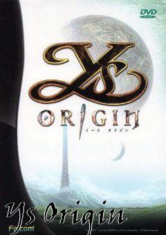 Box art for Ys Origin