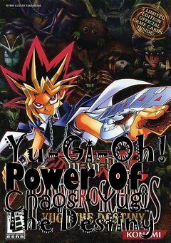 Box art for Yu-Gi-Oh! Power Of Chaos - Yugi The Destiny