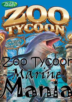Box art for Zoo Tycoon - Marine Mania