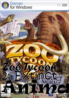 Box art for Zoo Tycoon 2: Extinct Animals