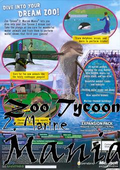 Box art for Zoo Tycoon 2: Marine Mania