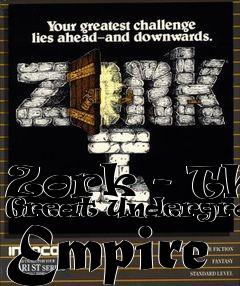 Box art for Zork - The Great Underground Empire