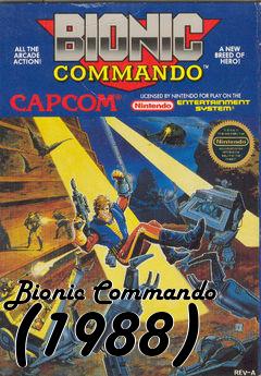 Box art for Bionic Commando (1988)