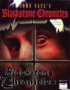 Box art for Blackstone Chronicles