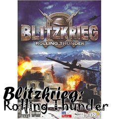 Box art for Blitzkrieg: Rolling Thunder