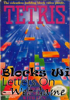Box art for Blocks With Letters On - Web Game