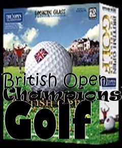 Box art for British Open Championship Golf