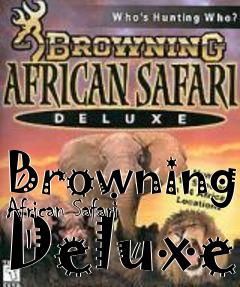 Box art for Browning African Safari Deluxe