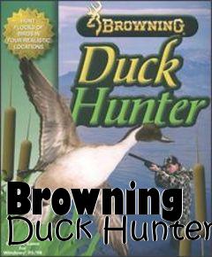 Box art for Browning Duck Hunter