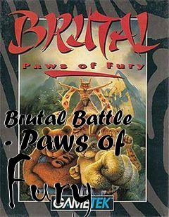 Box art for Brutal Battle - Paws of Fury